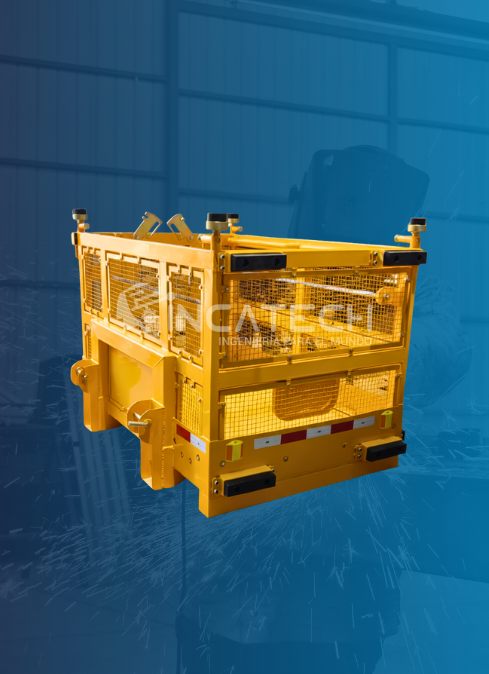 CANASTILLA CON ANCLAJE PARA ELEVADOR FLOTANTE