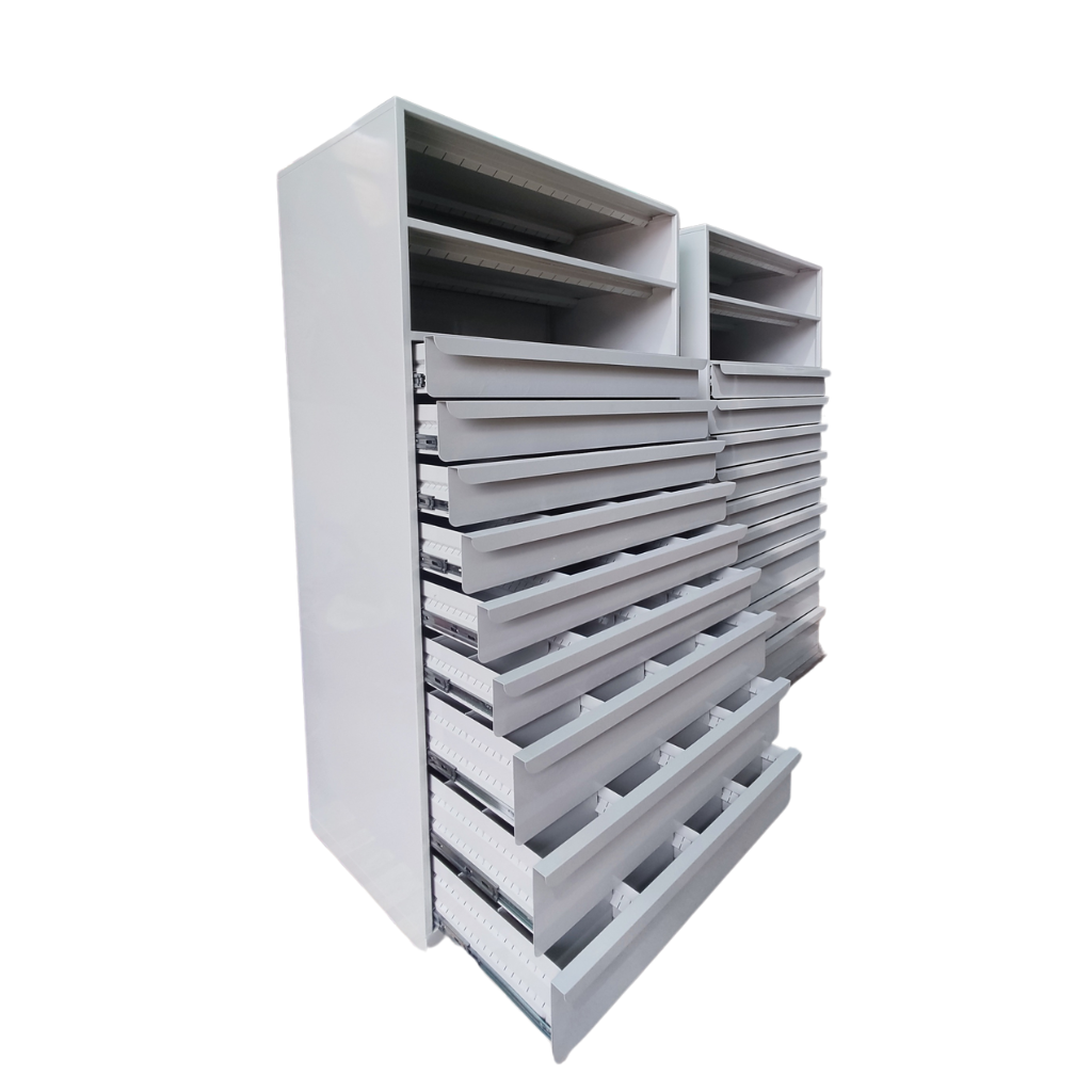 Gabinetes regulables